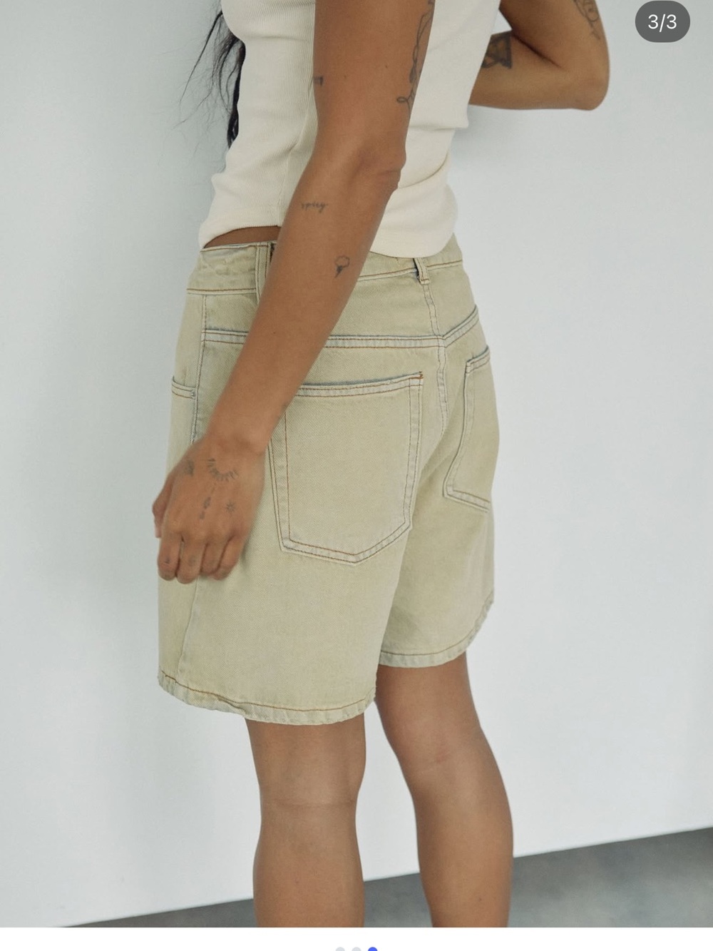 Boheme denim shorts